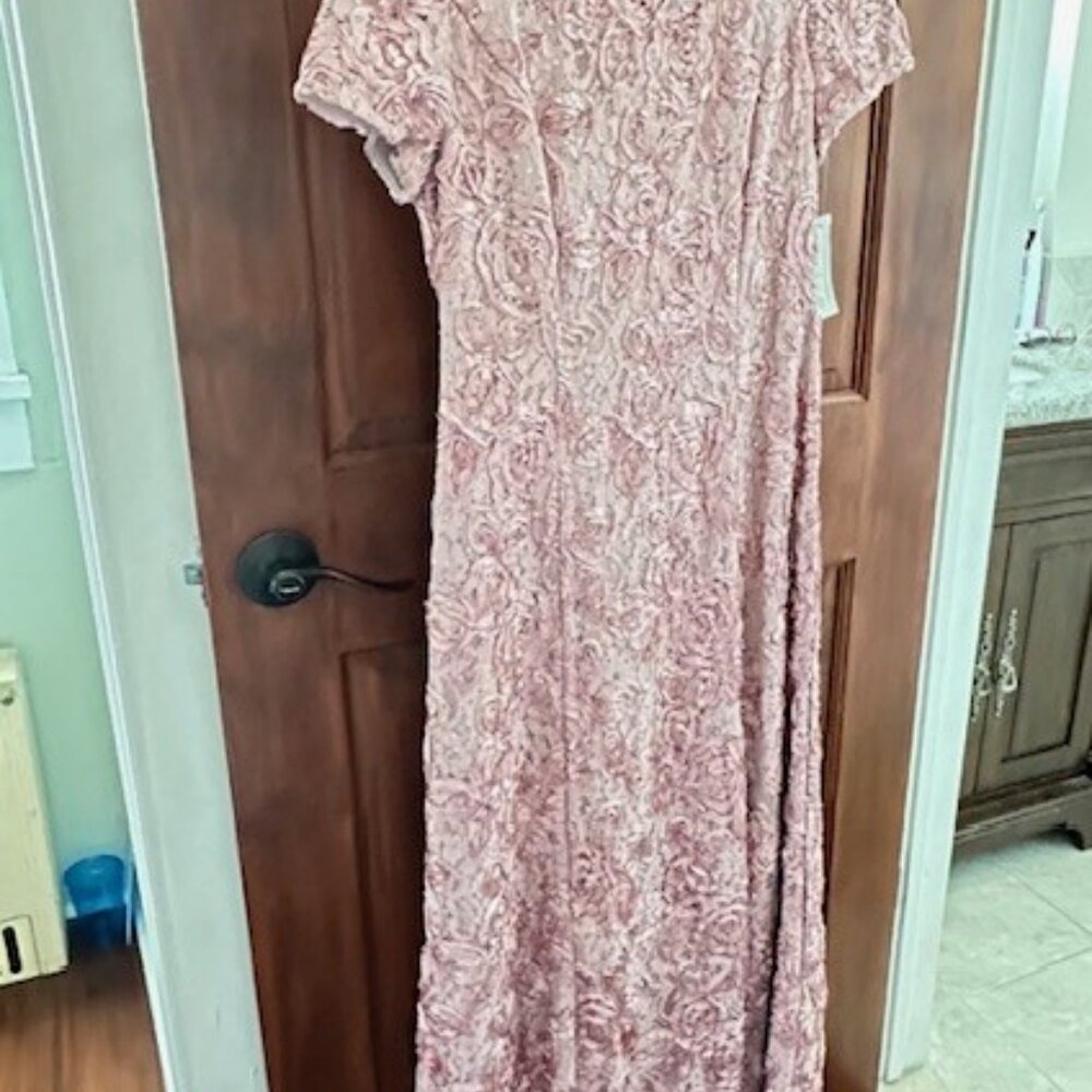 Alex Evenings Rosette A-Line Gown - 8P - Picture 2 of 4